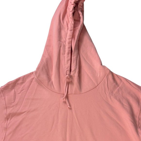 Skatie Womens Miley Hoodie Dress Pink Pockets Drawstring Long Sleeve XS New - Picture 4 of 11